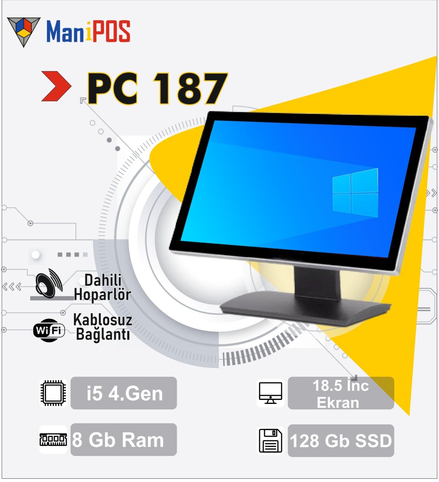 PC187 DOKUNMATIK POC PC 